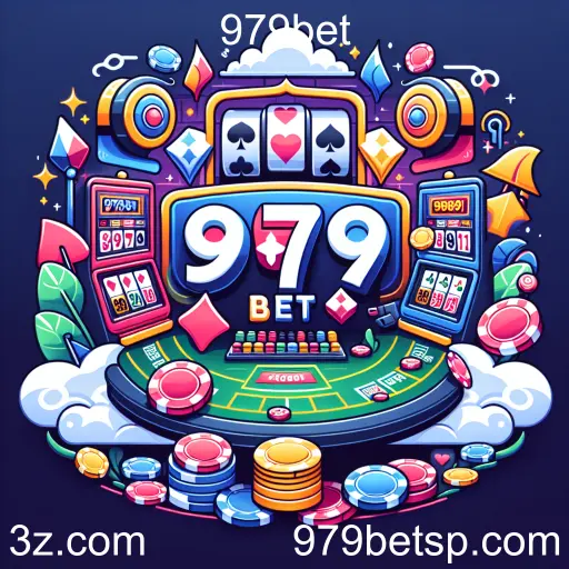 Imagem promocional da 979bet mostrando a plataforma e suas vantagens